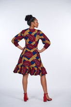 Load image into Gallery viewer, LONIMI AFRICAN PRINT JACKET DRESS