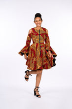 Load image into Gallery viewer, AYOOLA AFRICAN PRINT JACKET DRESS