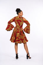 Load image into Gallery viewer, AYOOLA AFRICAN PRINT JACKET DRESS