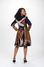 Load image into Gallery viewer, AMARE AFRICAN PRINT JACKET DRESS