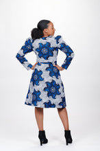 Load image into Gallery viewer, SAMARA AFRICAN PRINT JACKET DRESS