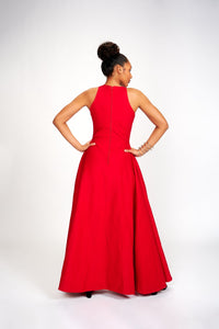 ABIOYE DRESS (RED I)