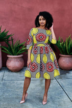 Load image into Gallery viewer, DARO AFRICAN PRINT DRESS