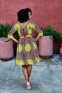 DARO AFRICAN PRINT DRESS