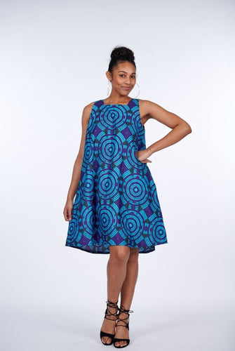 REWA AFRICAN PRINT DRESS